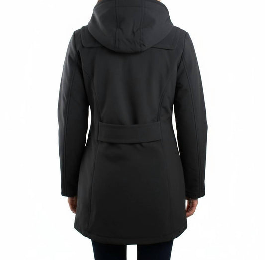 Soft-shell Toggle Hooded Coat
