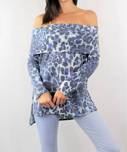 Long Sleeve Off Shoulder Tunic Top