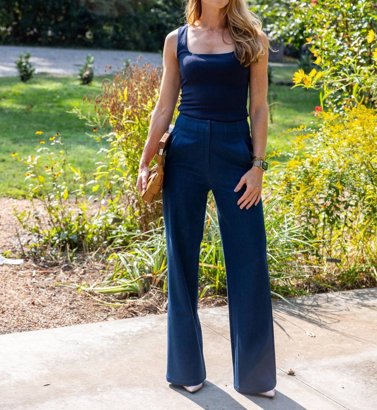 Dorsey High Waist Flare Leg Pants