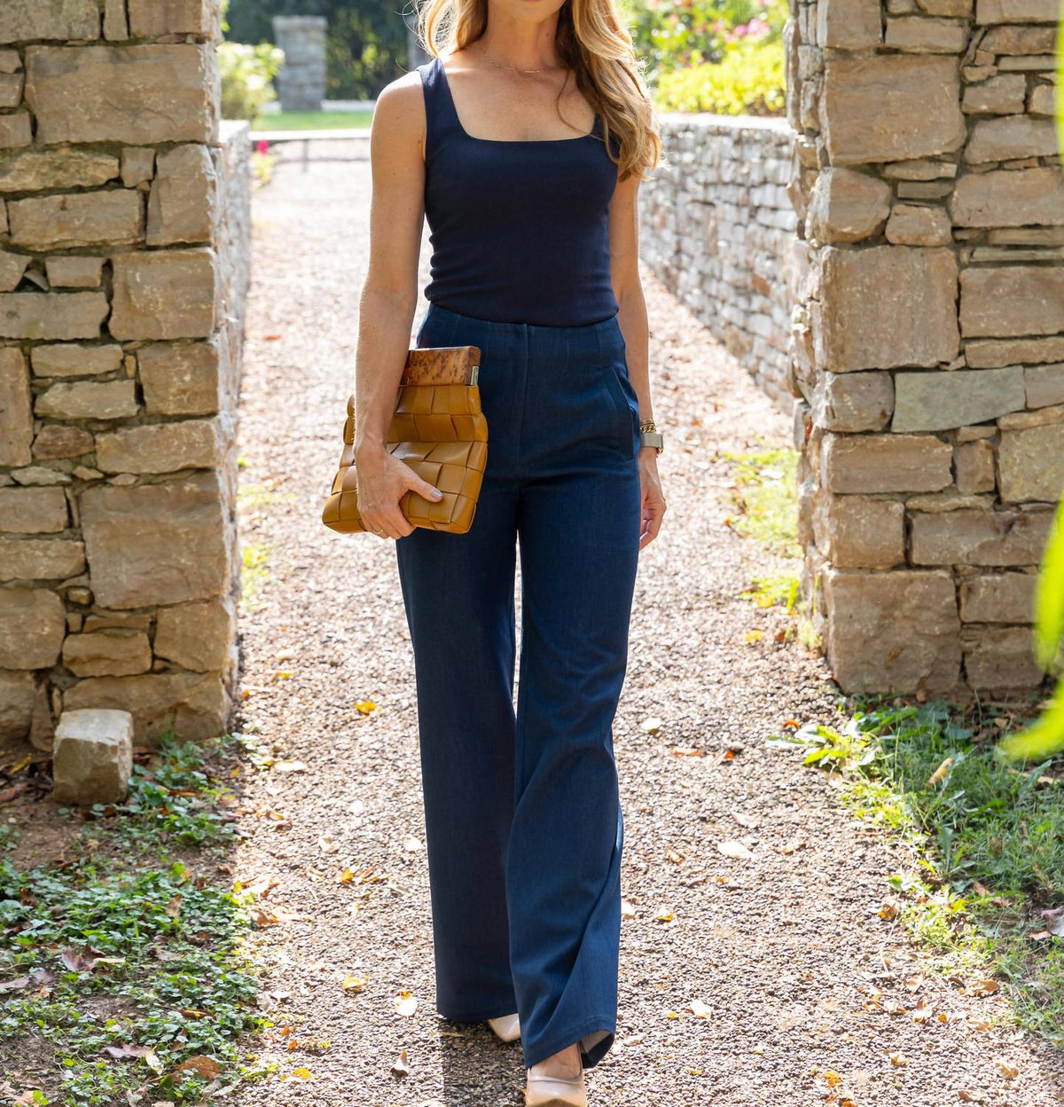 Dorsey High Waist Flare Leg Pants