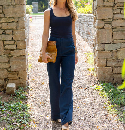 Dorsey High Waist Flare Leg Pants