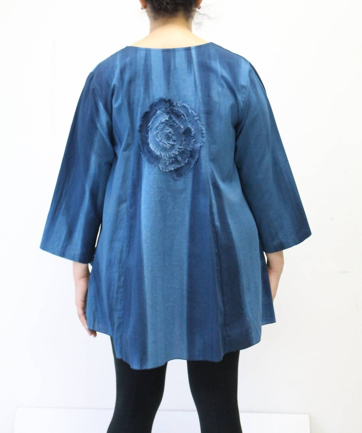 Hand Painted Cotton Swirl Swing Tunic
