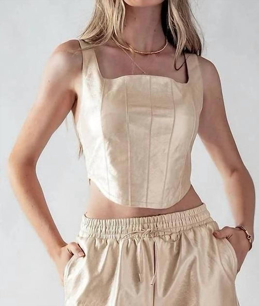 Leather Top