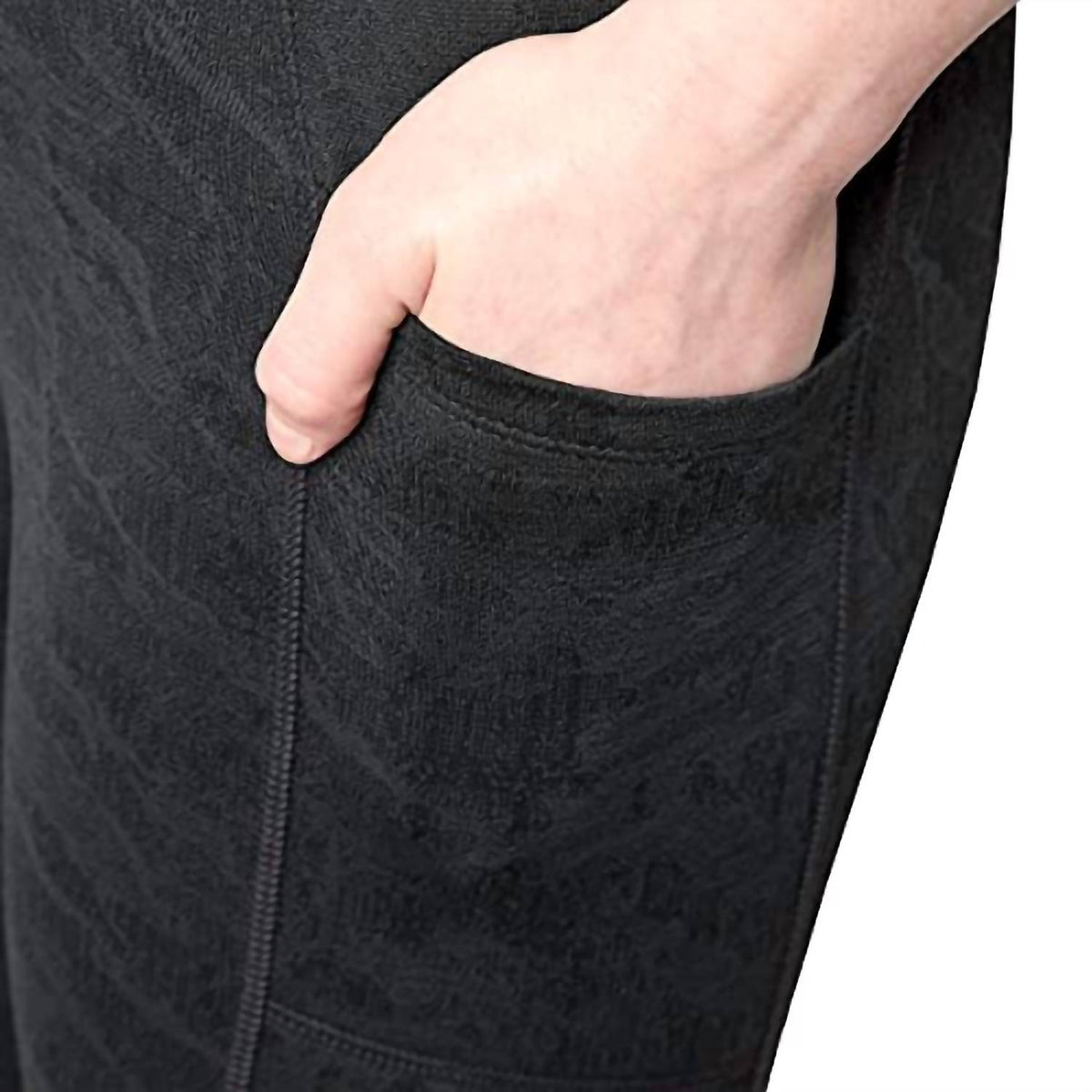 Midweight Brushed Jacquard Legging