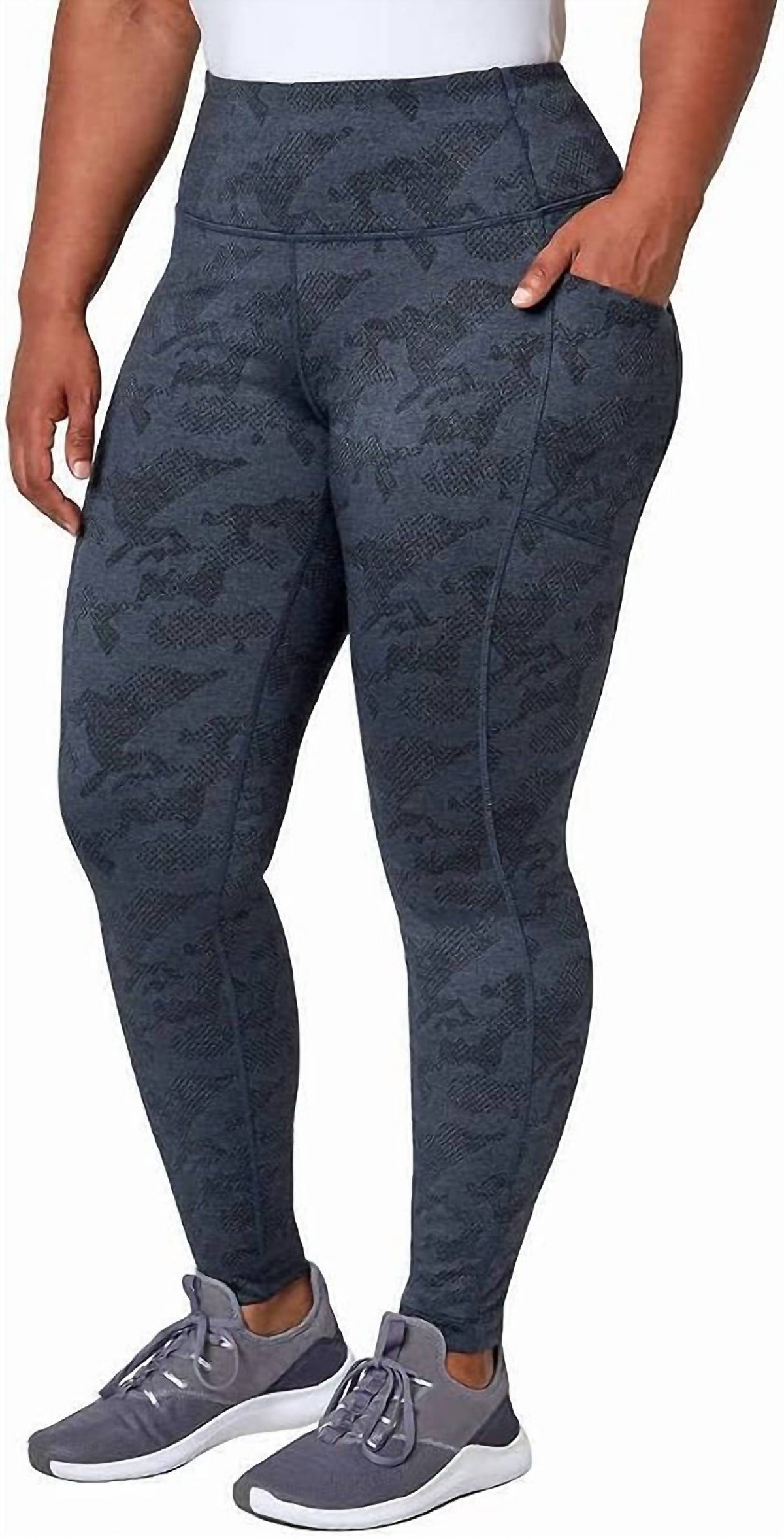 Midweight Brushed Jacquard Legging