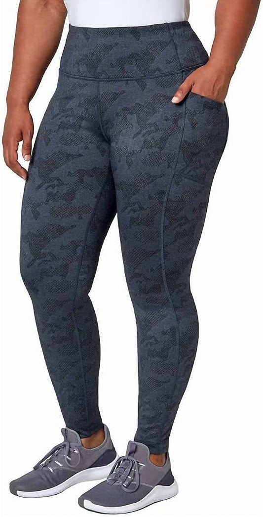 Midweight Brushed Jacquard Legging