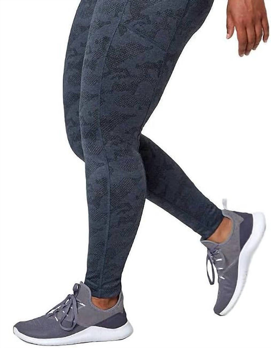 Midweight Brushed Jacquard Legging