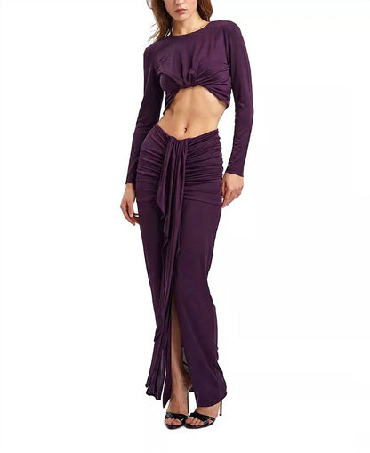 Justine Long Sleeve Crop Top