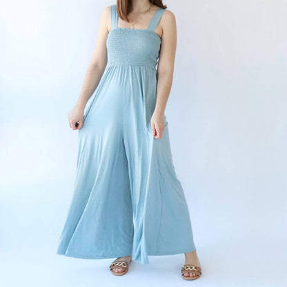 Smocked Top Jumpsuit