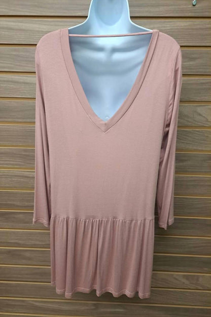 Women's Low Back Ruffle Pocket Top