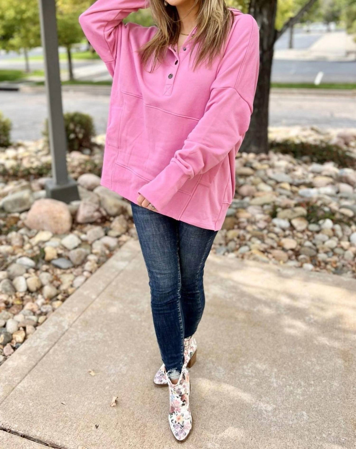Hannah Pullover Hoodie Top