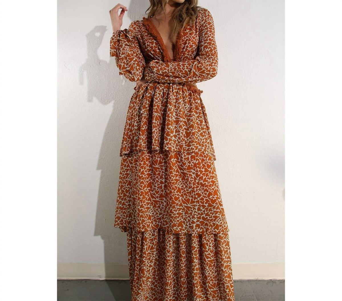 Cross Back Tie Maxi Dress
