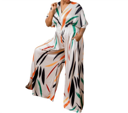 Pleated Pocket Jumpsuit