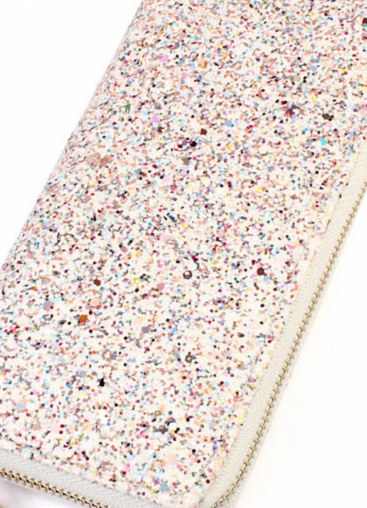 Women's Glitter Zip-around Wallet