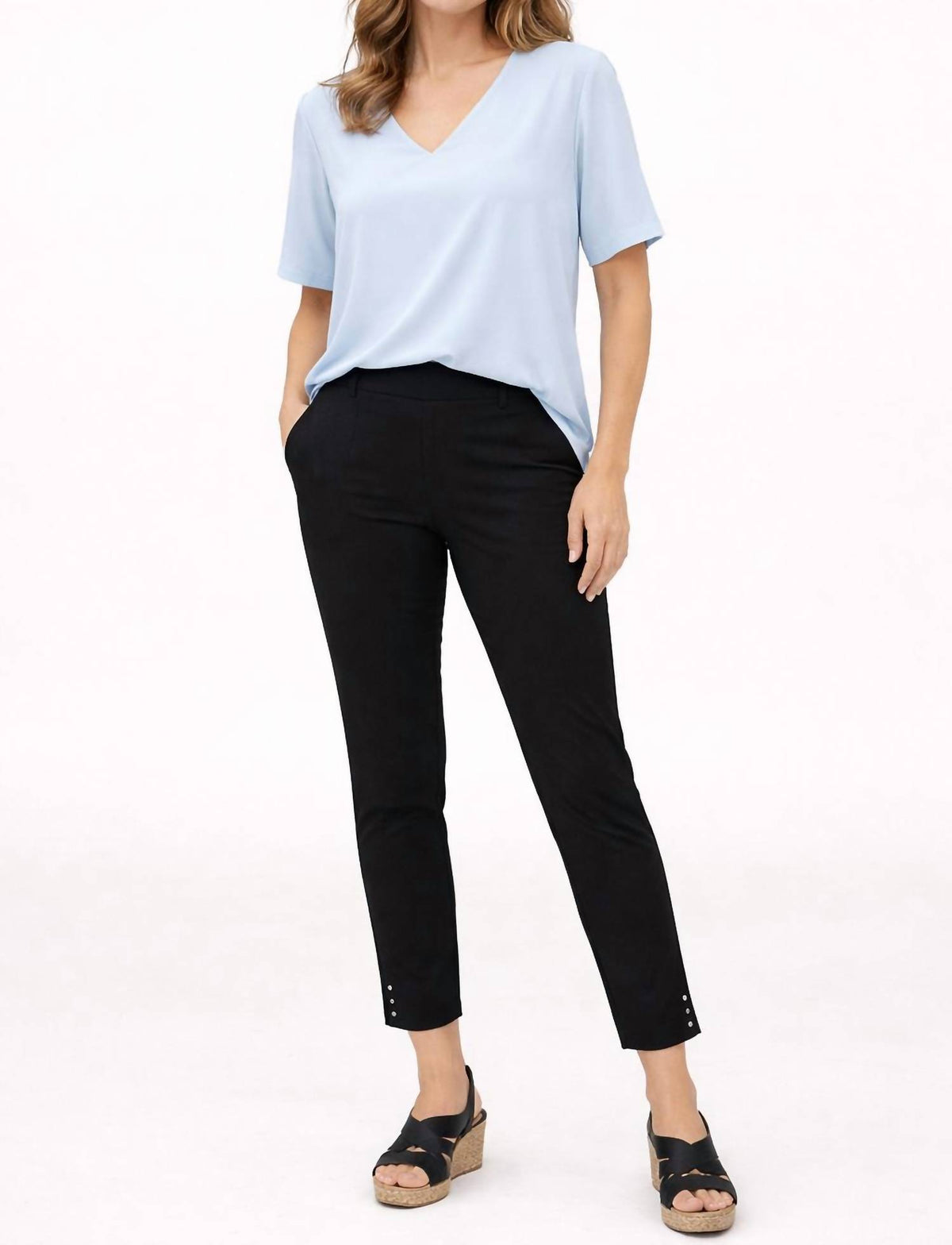 Bengaline Pull On Ankle Pant