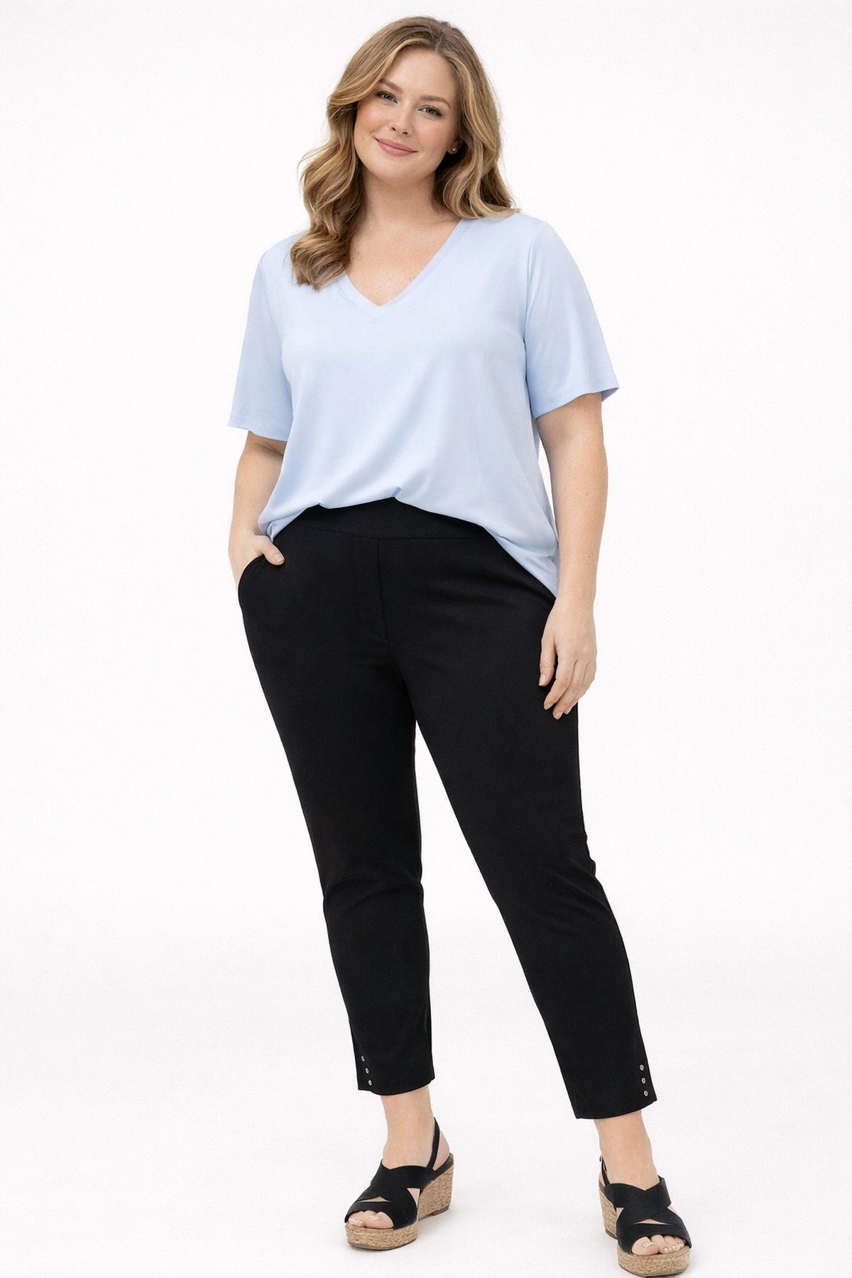 Bengaline Pull On Ankle Pant