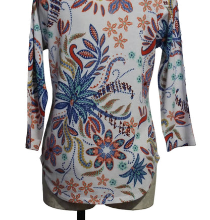 Women's Floral Crew Neck Top