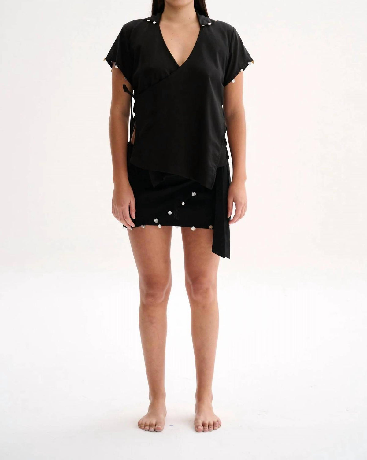 Carey Kimono-style Wrap Top