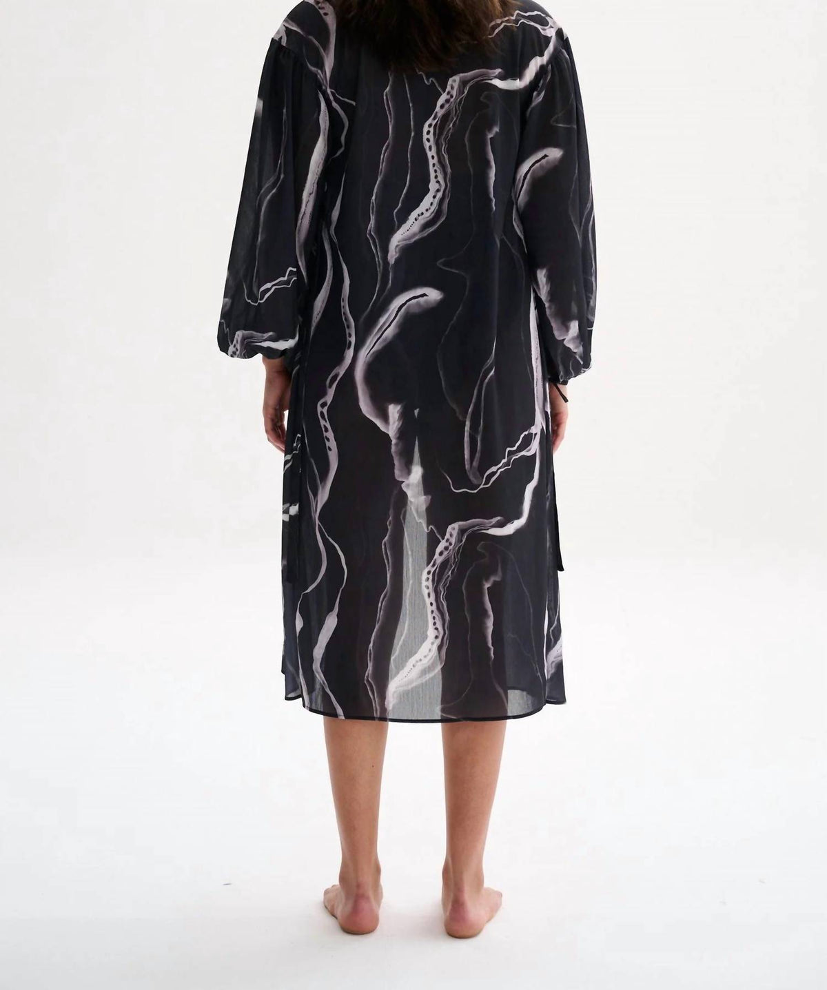 Classic Long Kimono Dress
