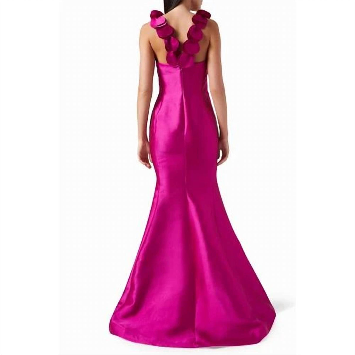 Off-shoulder Mikado Dress