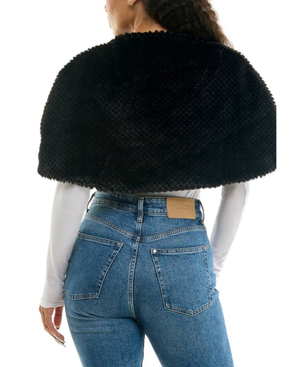 Wrap Over Fur Capelet