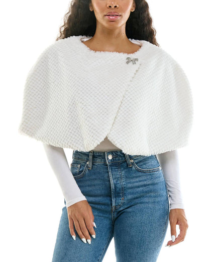Wrap Over Fur Capelet