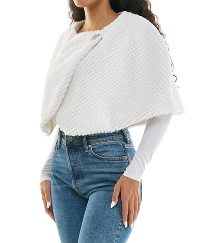 Wrap Over Fur Capelet