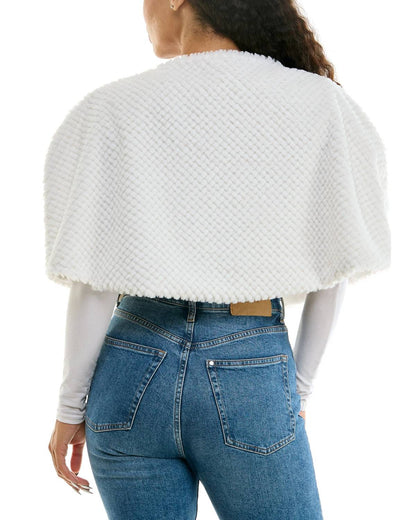 Wrap Over Fur Capelet
