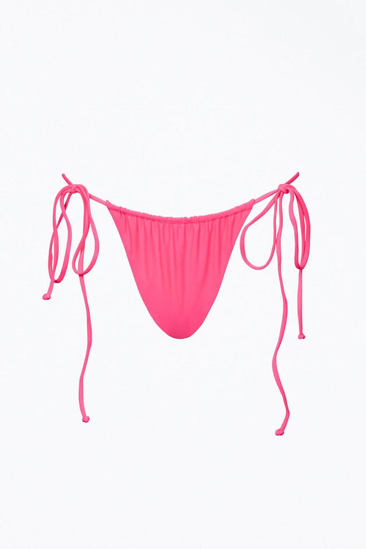 BARBADOS RUCHED STRING BIKINI BOTTOM