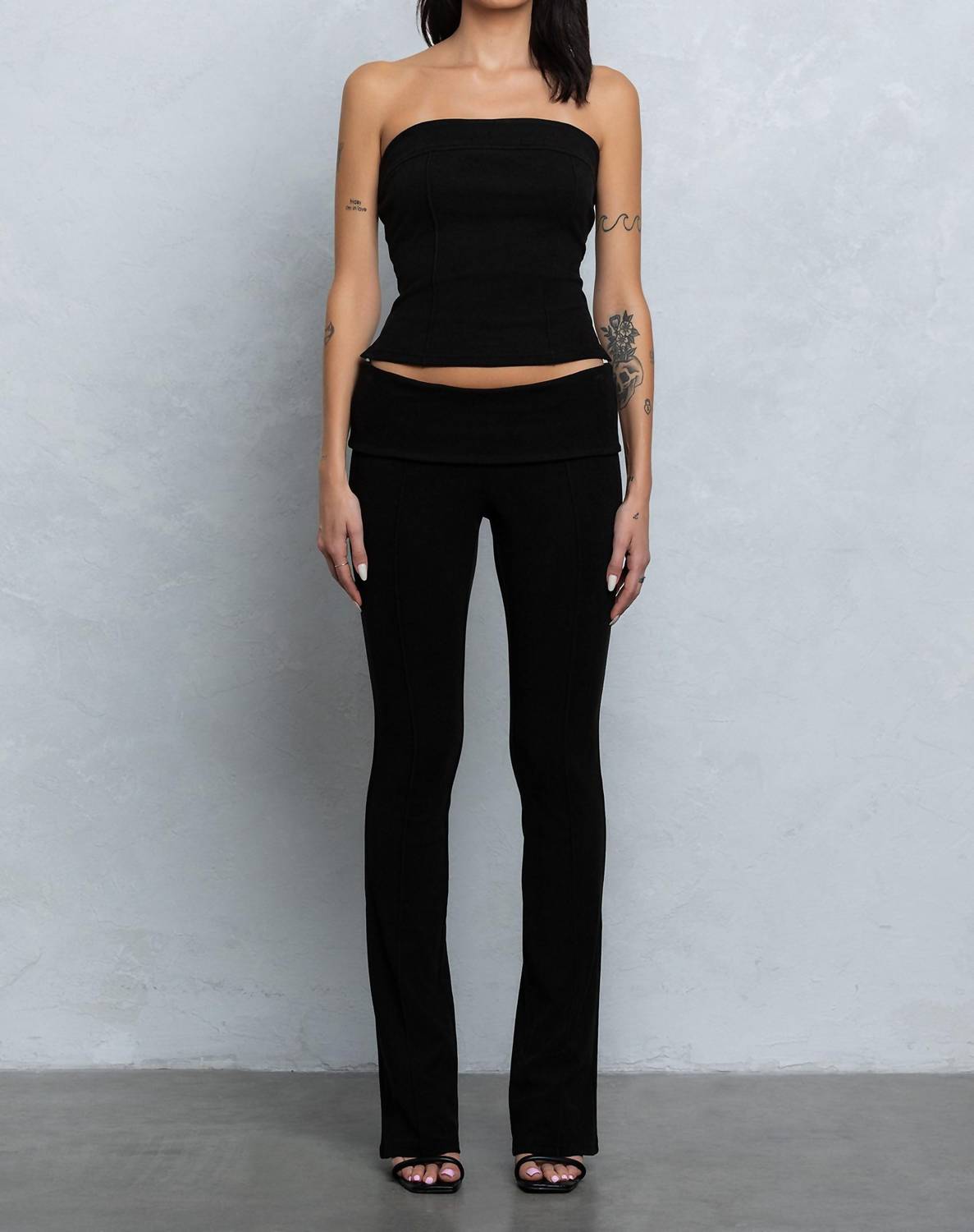 Jersey Tube Top & Pant Set