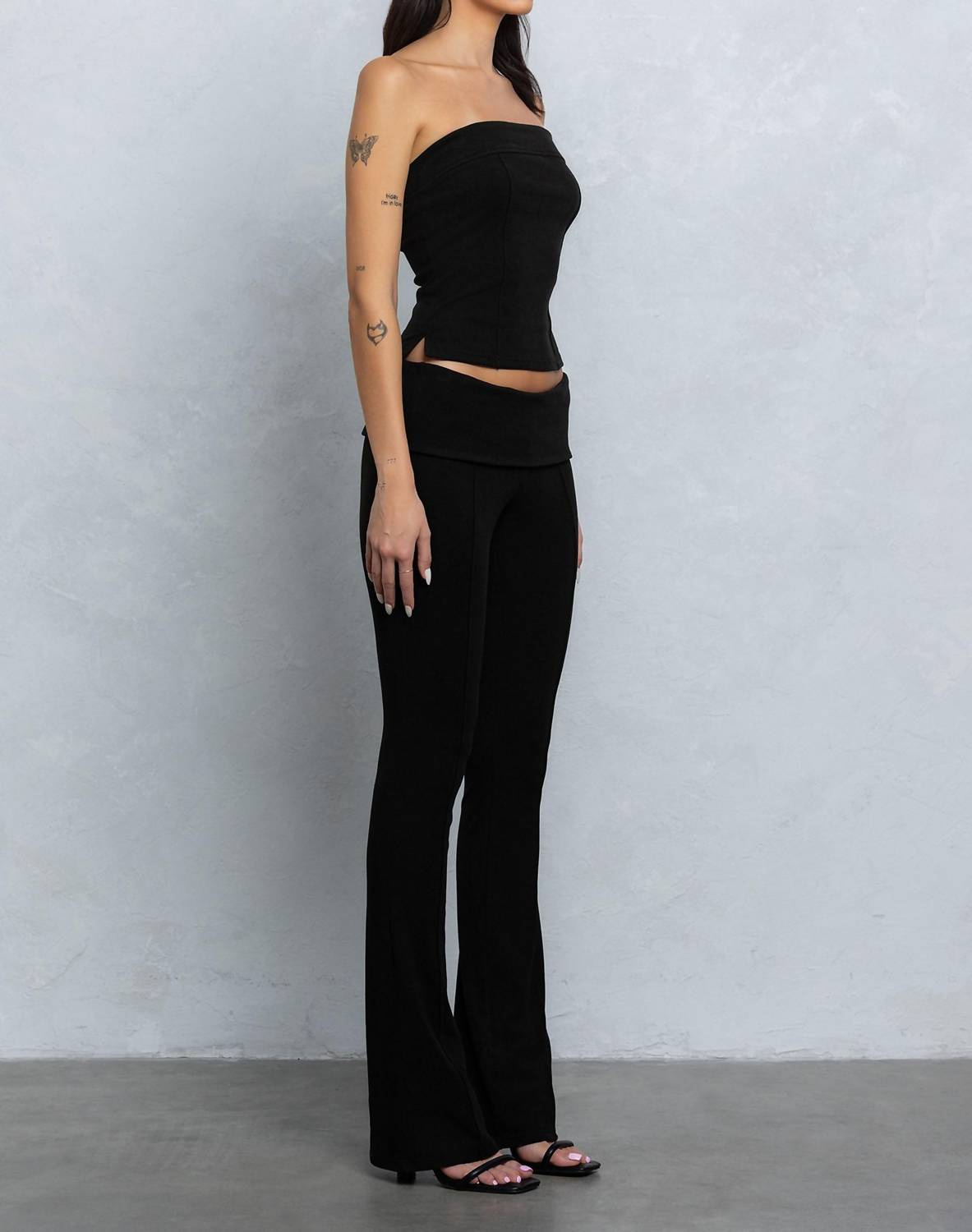 Jersey Tube Top & Pant Set