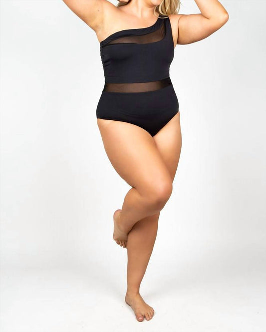 Coast One Shoulder One-piece Swimwear - Plus