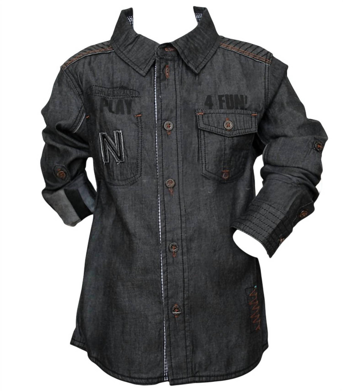 Kids Denim Chambray Shirt