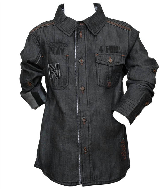 Kids Denim Chambray Shirt