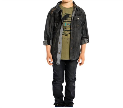 Kids Denim Chambray Shirt