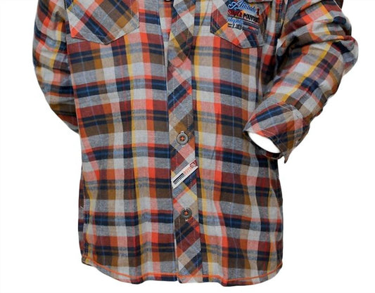 Kids Flannel Shirt With Hoodie