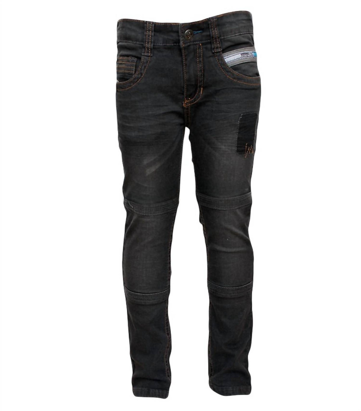 Kids Signature Snap Front Stretch Jeans