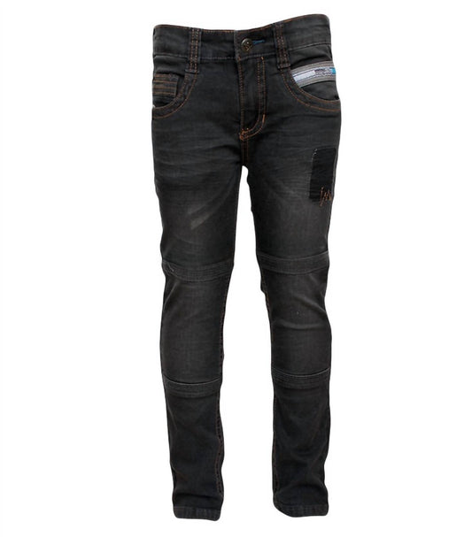 Kids Signature Snap Front Stretch Jeans