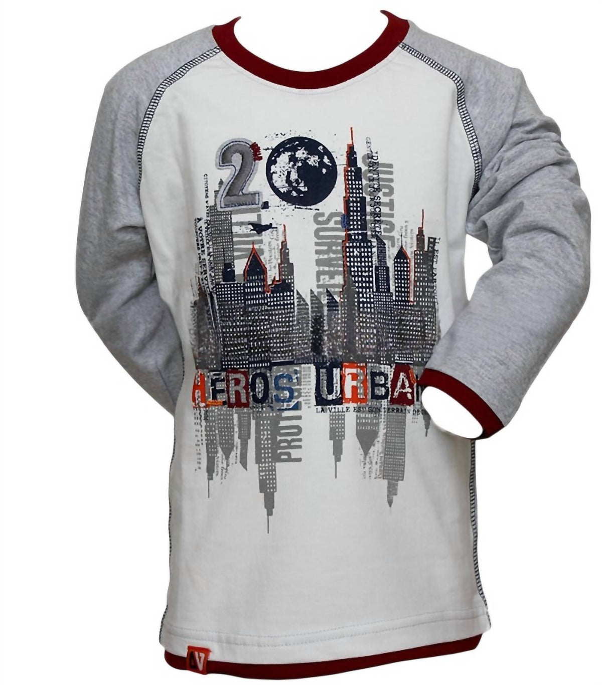Kids Urban Heroes Graphic Raglan Tee