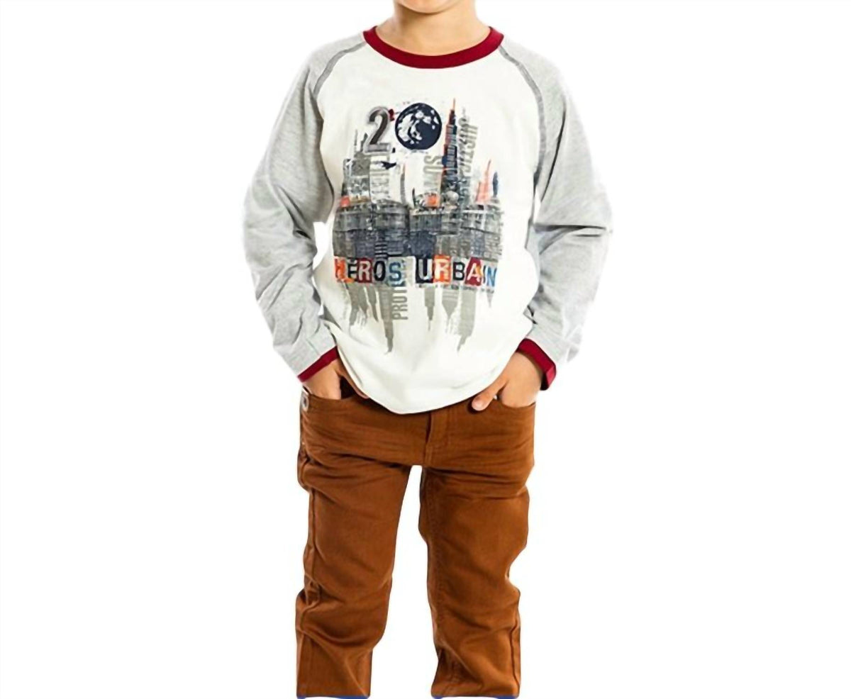 Kids Urban Heroes Graphic Raglan Tee