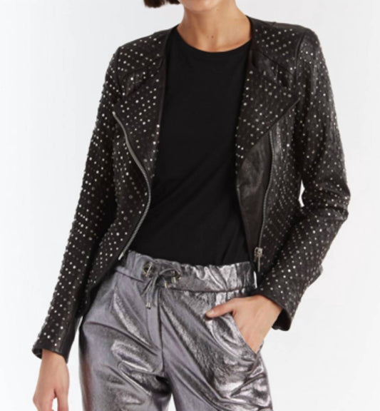 Celine Micro Studded Leather Jacket
