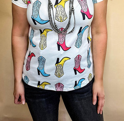 Cowgirl Boot Tee