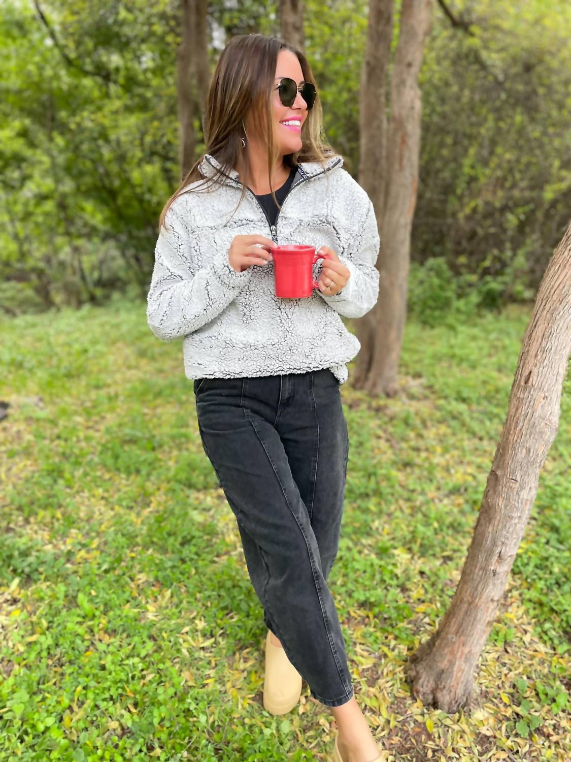 Women's Into The Arctic Sherpa Pullover Top