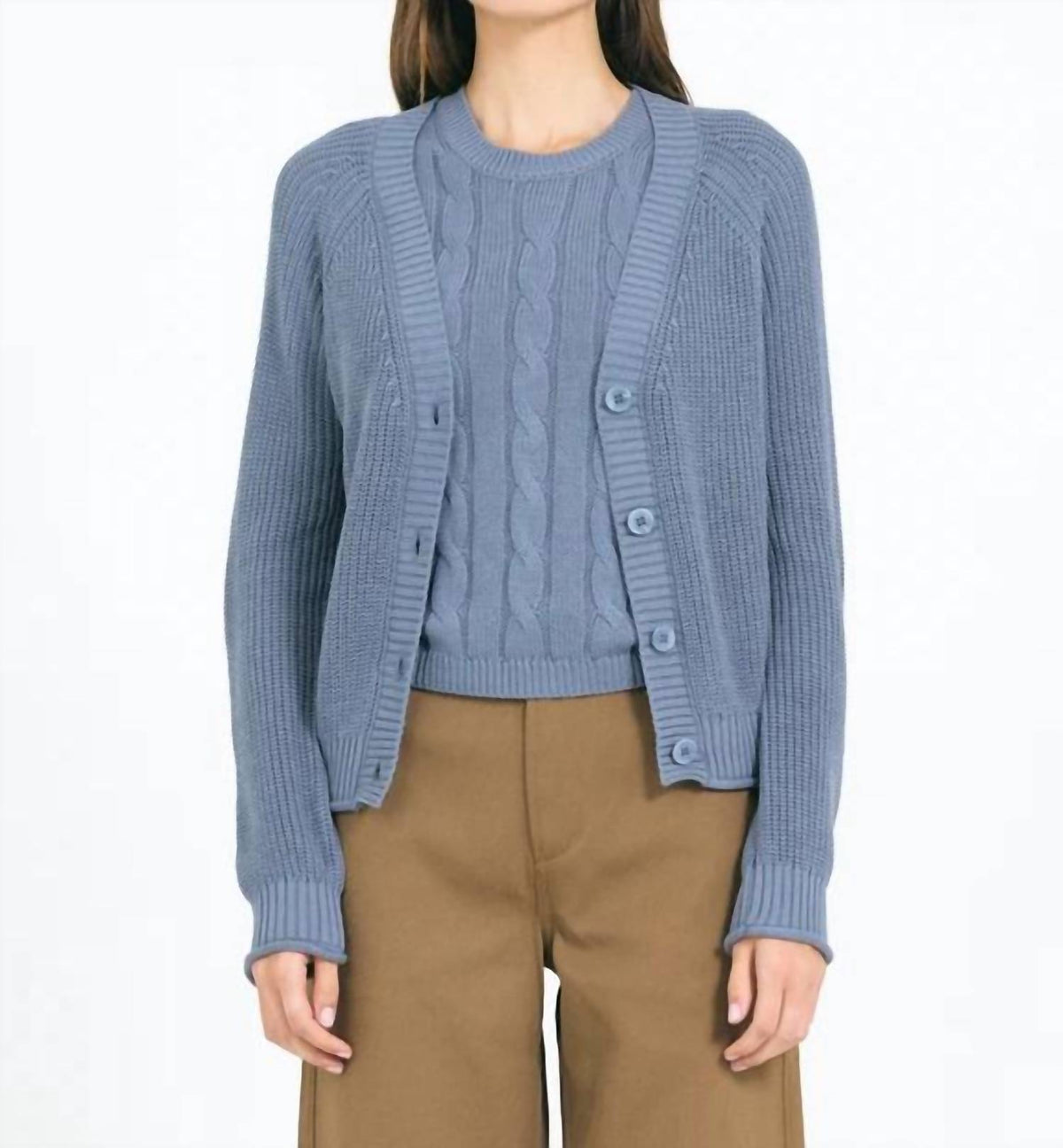 Raleigh Button Front Cardigan
