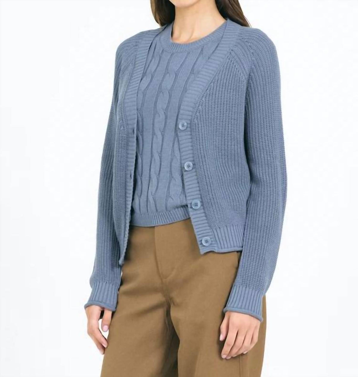 Raleigh Button Front Cardigan