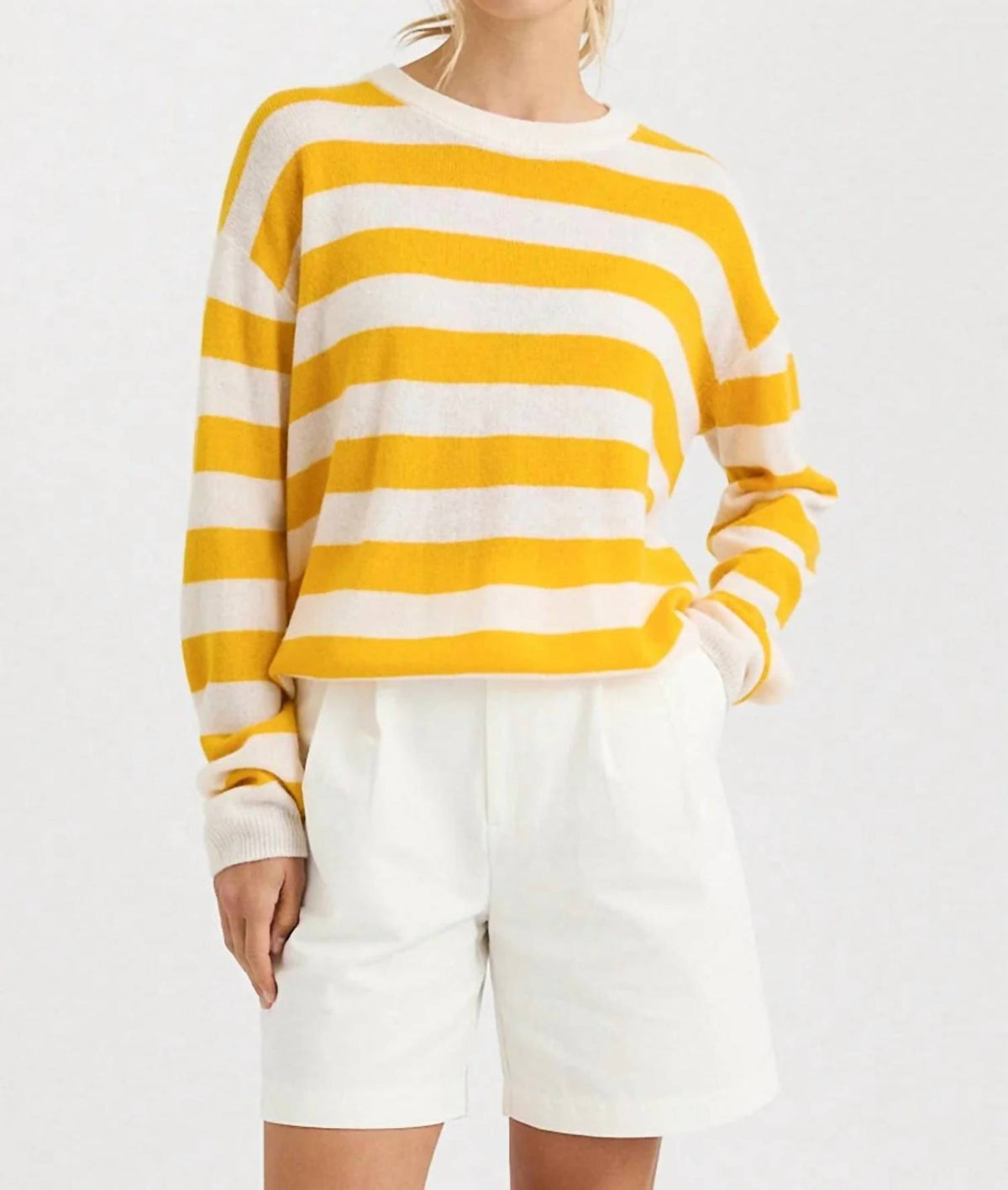 Sloane Cashmere Boxy Pullover Sweater