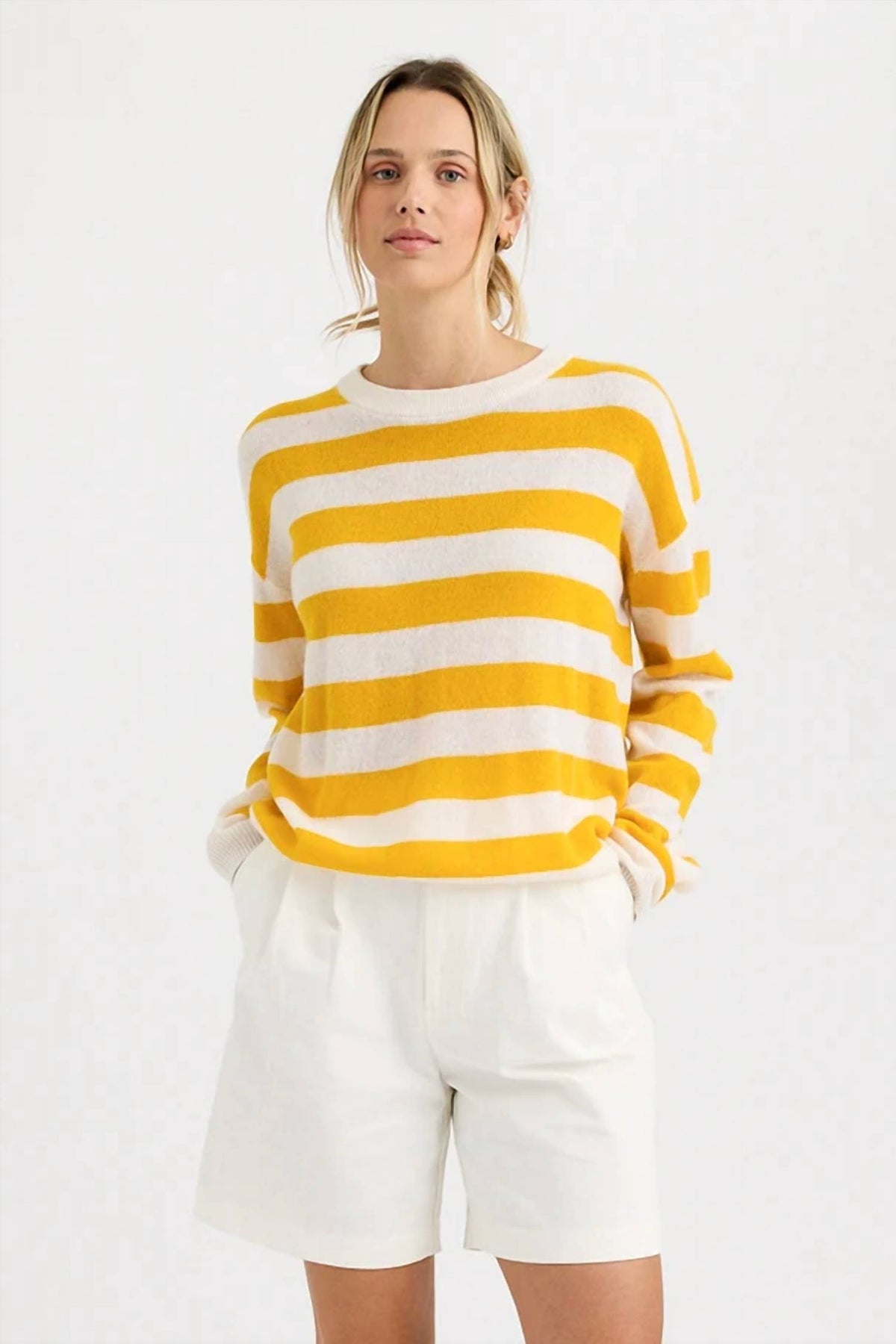 Sloane Cashmere Boxy Pullover Sweater