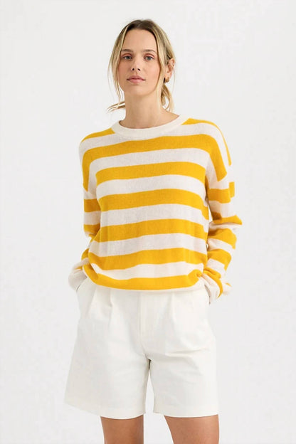 Sloane Cashmere Boxy Pullover Sweater
