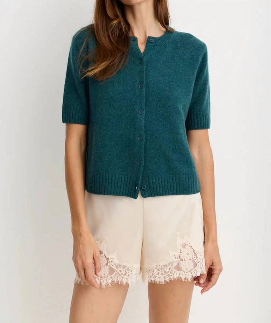 Townes Cashmere Crewneck Cardigan