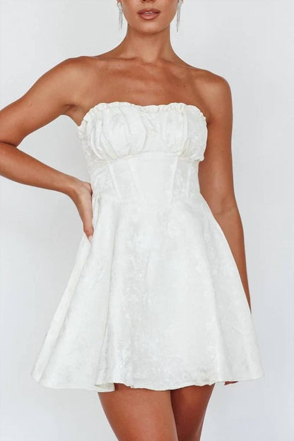 Frill Corset Top Mini Dress